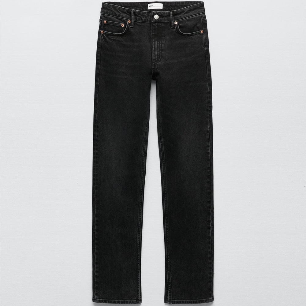 Zara Washed Black Jean